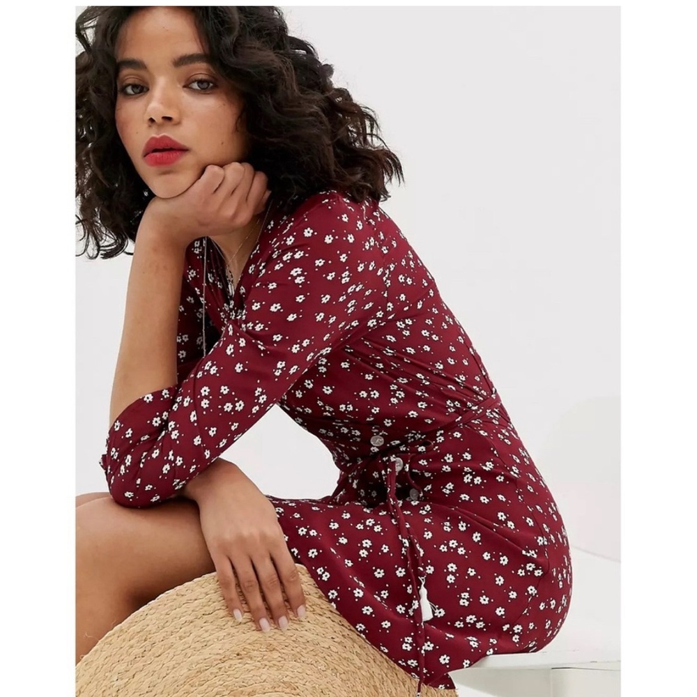 Faithful the Brand excellent condition long sleeve wrap dress S